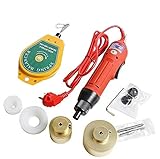 ZONEPACK Manual Electric Bottle Capping Machine Handheld Cap Sealer Sealing Machine 10-50mm Capping Diameter Bottle Capper Sealer Screwing Sealing Machine (110V)