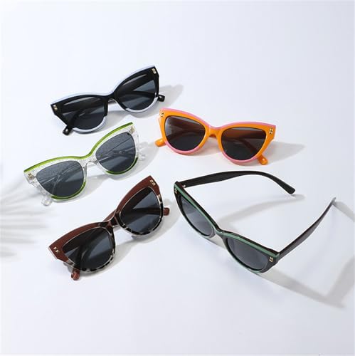 willochra Vintage Cute Cat Eye Sunglasses Women Fashion Gradient Trending square Sun Glasses Men Shades UV4004