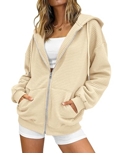 Amazon.com: BTFBM Zip Up Hoodie Women Long Sleeve Sweatshirts Fall