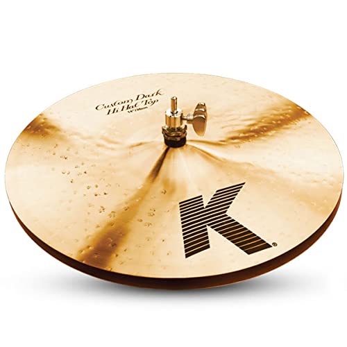 Avedis Zildjian Company K1213 13 1/4in K Custom Hybrid Hi Hat Pair Cast Bronze Cymbals With ZKEY