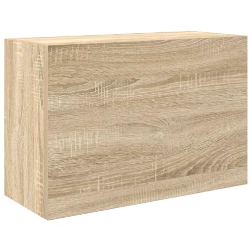 Armoire murale de bain chêne sonoma 60x25x40 cm bois ingénierie