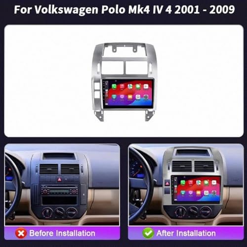 Pantalla táctil coche compatible con Android Auto inalámbrico y Bluetooth A2DP 2