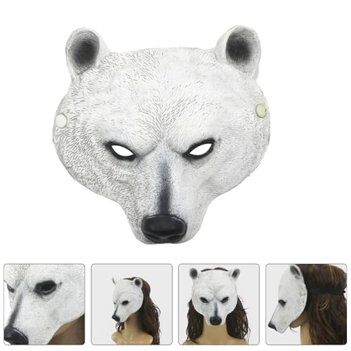 Masque d'ours polaire pour vos représentations et spectacles - 3