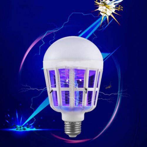 Kit 6 Lampada Led 15w Mata Mosquito Insetos Branco Bocal E27