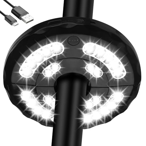 INKEER Dual-Power Patio Umbrella Light with 3 Modes