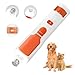7-Speed Dog & Cat Nail Grinder with Light - Ring LED Safe to Avoid Overcut, Quiet Low Vibration & Powerful Fast, Cordless Rechargeable Toenail Trimmer for Small & Large Puppy & Breeds Paws(White)