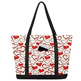 Multifonction : ce n'est pas seulement un sac fourre-tout, mais peut également être utilisé comme un sac en tissu décontracté, un sac de courses, un sac de livres, un sac de travail, un sac de sport, un sac de nuit, etc. Parfait pour le travail, l'école, la plage, le bureau, le shopping, le sport, le yoga et plus encore.