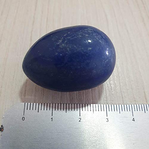 OVO VAGINAL DE QUARTZO AZUL 100% NATURAL PARA POMPOARISMO