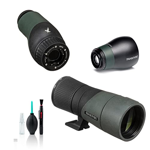 Swarovski STX Spotting Scope Modular Zoom Eyepiece (Straight Viewing) with Swarovski 65mm Objective Lens Module and 23mm Digiscoping Lens - Swarovski