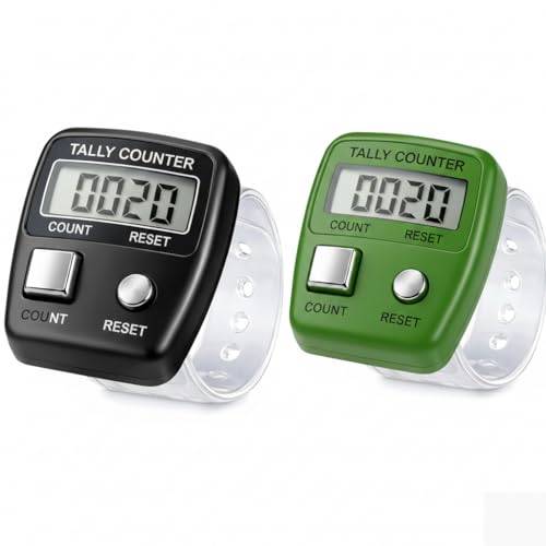 Image of Aim Emporium Mini Hand Tally Counter /Jaap Counter /Digital Tasbeeh Counter Pack of 2 Color Multi.