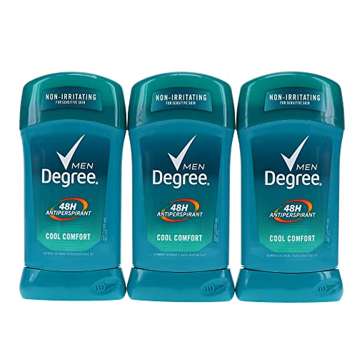 Bâton antisudorifique Degree contre les odeurs de transpiration pack de 3 sticks