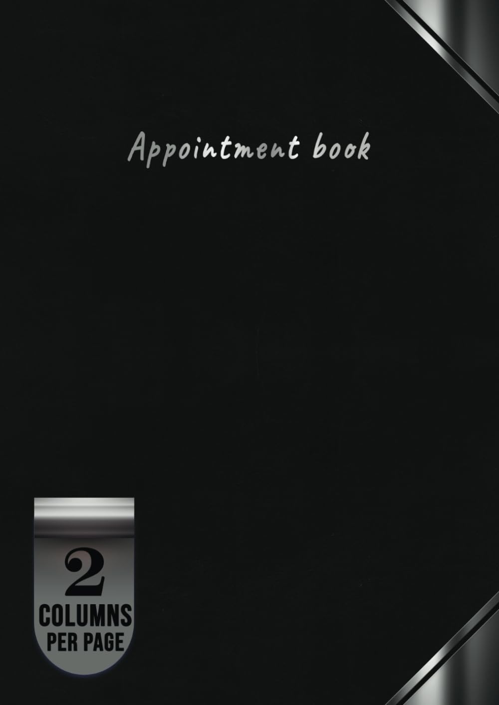 2 Column Appointment Book: 15 minutes interval, 6 am to 10 pm, Undated daily schedule planner organizer.