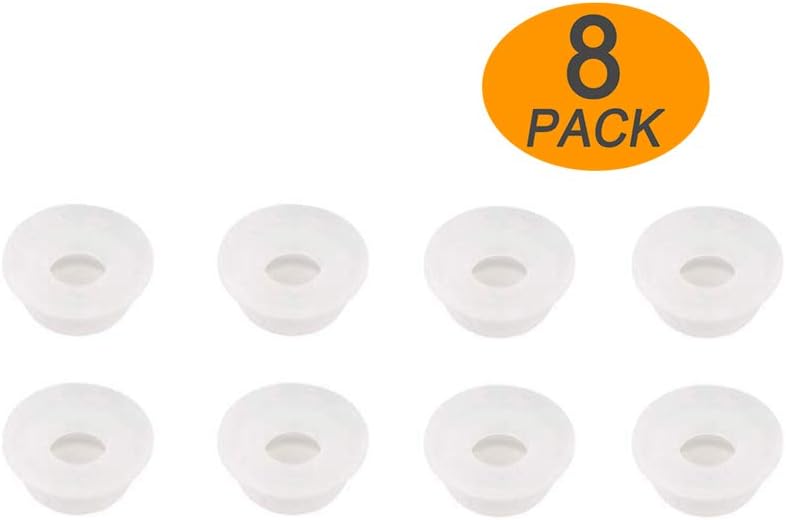 8 Pack Original Float Valve Gaskets Compatible with Instant Pot Duo 3, 5, 6, 8 Quart, Duo Plus 3, 6, 8 Quart, Ultra 3, 6, 8 Quart, Lux 3, 8 Quart, Float Valve Silicone Caps