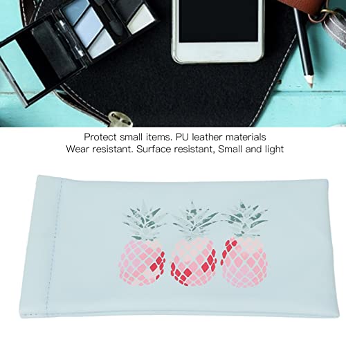 Estojo de óculos, estojo de óculos de sol, óculos de sol macios de couro PU portátil suporte de bols