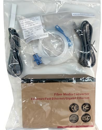 MINI Home Fiber Package：RJ45/fiber Converter/Invisible Optical fibers
