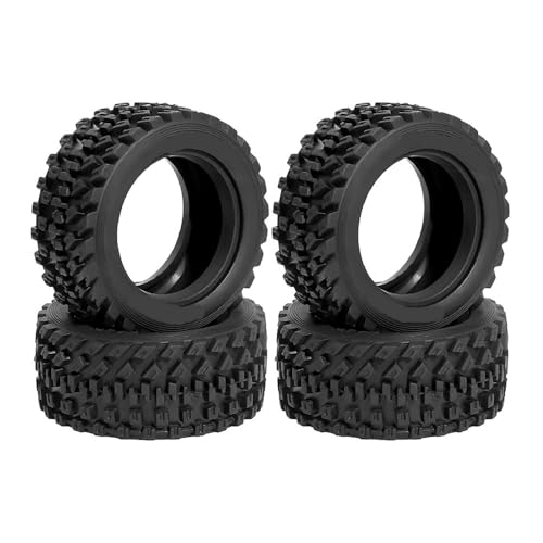 Pneus de Rallye Souples Tamiya 60D - Équipez Votre Châssis M-Cars pour les Spéciales Outdoor