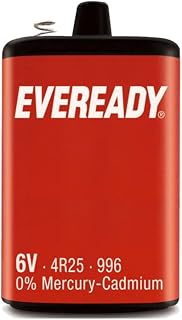 2 X Eveready PJ996 6v Battery