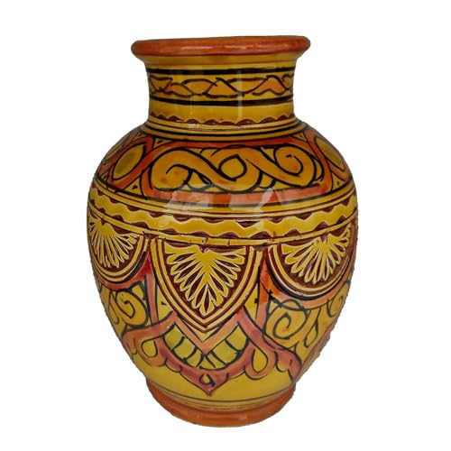 La Maison Unique Vase Berbère Ethnique Marocain Céramique Terre cuite Orientale H. 24 cm 2701221337