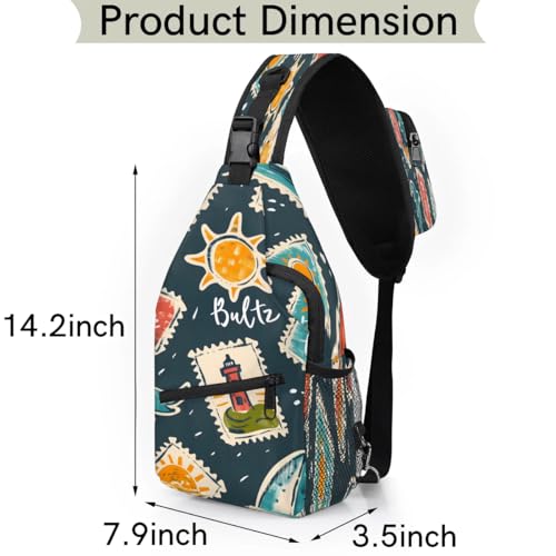 Bolso tipo sling unisex para senderismo y uso diario miniatura 2