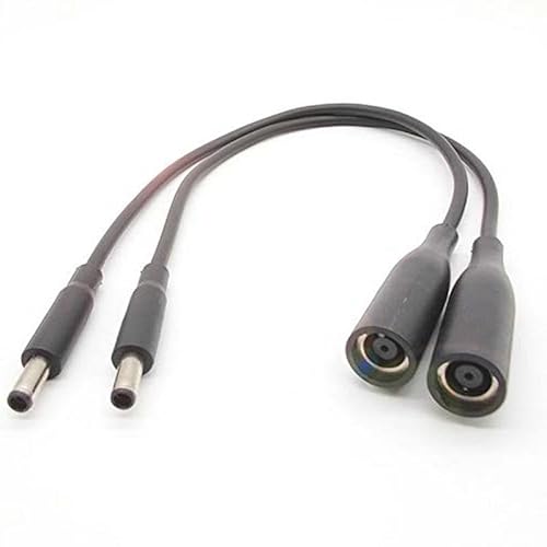 2-Pack Tip Adapter Converter Cable 7.4 to 4.5mm for Dell Laptop Power Supply 30w 40w 45w 65w 90w 120w 135w D5g6m 0d5g6m M3800 XPS 12 13 9350 3960 15 5930 5950 Inspiron 11 13 14 15 17 3000 5000 7000