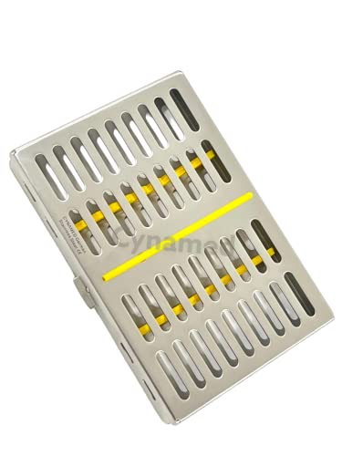 Cynamed Premium German Dental Surgical Autoclave Sterilization Cassettes Box Rack For 10 Instruments Branded #TOP3