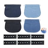 Large compatibilité et applications variées : Ces extenseurs de taille ajustables conviennent non seulement aux femmes enceintes mais aussi à toute personne cherchant plus de confort. Idéal pour élargir jeans, pantalons, jupes ou vêtements ajustés. Utilisable au bureau, en voyage, à la maison