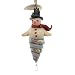Jim Shore for Enesco Heartwood Creek Snowman Icicle Ornament, 5.In
