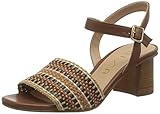  Unisa Damen MOLLA_STY Peeptoe Sandalen, Braun (Saddle Saddle), 37 EU