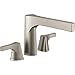Delta Faucet T2774-SS, Stainless Zura 3-Hole Roman Tub Trim