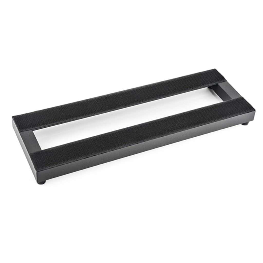 Supporto portatile per effetti a pedale per chitarra, di piccole dimensioni, con borsa per il trasporto e 2 rotoli di nastro