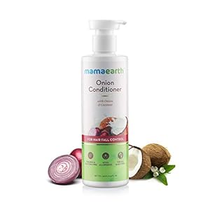 Mamaearth Onion Conditioner for Hair Growth & Hair Fall Control with Coconut Oil 250ml