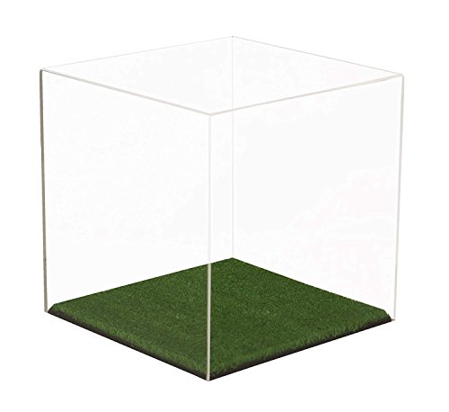 Better Display Cases Clear Acrylic Full Size Soccer Ball Display Case With Turf Base (A007-Ctb) #TOP5
