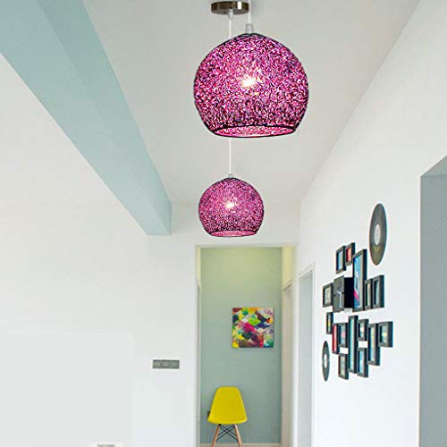 Hängelampe Bunte Kugeln Metall Pendellampe - Kronleuchter Bunt Moderne Lampenschirm Bunt Luxus Pendelleuchte… – Bild 5