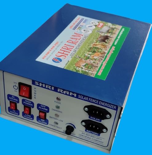 SHRI RAM (18 KV 70 Acre) ZATKA Machine Solar Fence Energizer Security System | for Agricultural Farms jhatka Machine (B0DCW3CFTF) Amazon Price History, Amazon Price Tracker