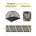 VIVOHOME Outdoor Cat Enclosures 3-in-1 Portable Catio w/Large Cat Tent, Tunnel, Playhouse, 5 Piece Door, Cat Leash, Mint Ball for Rabbits, Dogs and Feline Friends to Explore in Yard, Balcony, Camping