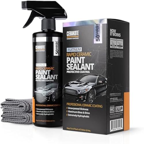 CERAKOTE® Rapid Ceramic Paint Sealant, Ceramic Coating for Cars, 14 oz