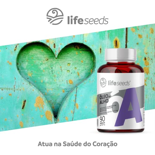 Óleo De Alho Com Alta Concentração de Alicina - Odor Reduzido - 90 Cápsulas