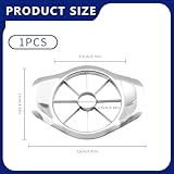 Stainless Steel Apple Cutter & Slicer – Apple Corer and Divider with Comfortable Grip – 8-Blade Fruit Slicer for Apples, Pears, Onions & More – Kitchen Gadget - Image 2