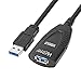 USB Extension Cable, WEme SuperSpeed USB 3.0 Extender Cord Active Type A Male to A Female Data Transfer Cable Long 5 Meters/16.4 Feet for Oculus Rift Sensor, Playstation, Xbox, USB Peripheral Devices