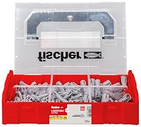 fischer L-Boxx Mini SX Plus, 210-teiliges Dübelset, 6-10 mm Durchmesser, 30-50 mm Länge, für Profis und Heimwerker, optimal für Ziegelwände – Ansicht 4