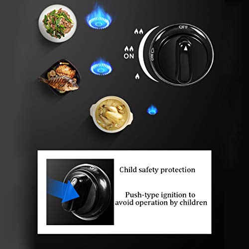 Plaque de Cuisson Gaz Cuisinière à gaz 4,2 KW ou Double réchaud à gaz de Camping pour la Cuisson sur Table,réchaud à gaz Propane/Acier Inoxydable Naturel,Compatible avec Tous Les ustensiles – Image 4