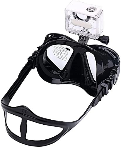 Supertrip Premium Snorkel Set Adult Diving Mask Snorkeling Diving Swimming Goggles Mask Dry Snorkel Set with Camera Mount