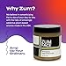 Indigo Wild Zum Face Sugar Facial Scrub - Natural Sugar Scrub - Soothing Facial Exfoliator with Jojoba Oil, Coconut Oil & Olive Oil - Lemongrass - 4 oz