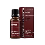 Mystic Moments | Coffee Fragrance Oil 10ml | Rich Roasted Aroma for Candles, Soap & Home Fragrance | Warm & Invigorating Scent