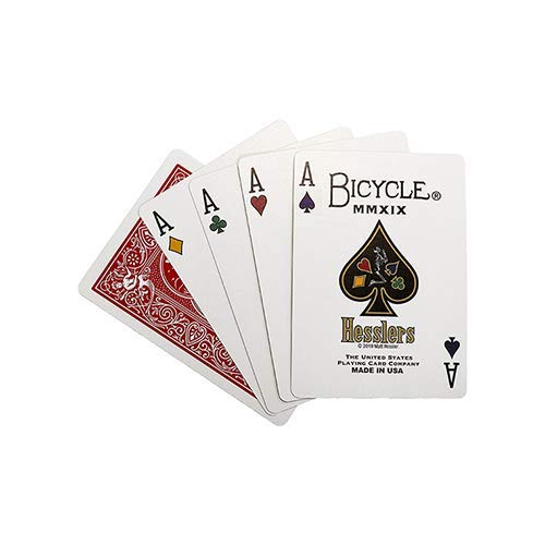 SOLOMAGIA Mazzo di carte Hesslers Rider Back (Red)...