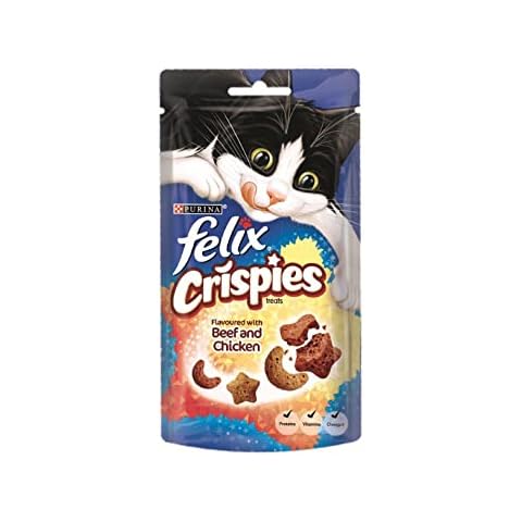 Felix Cat Treats (Crispies Beef And Chicken 3 x 45g) Cover