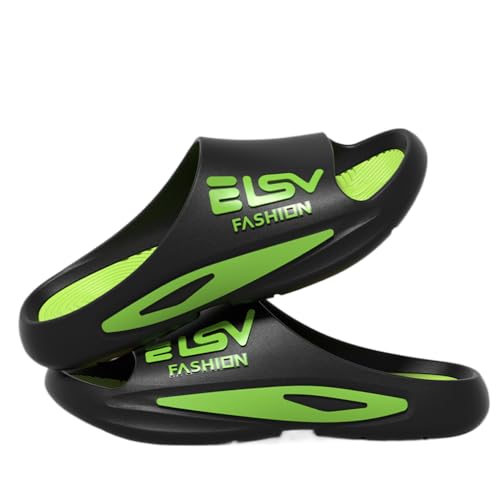 Premium Comfort Contrast Color Yoga Mat Sildes Sandals Summer Slippers For Men Non Slip Flip Flops Indoor Outdoor Footwear