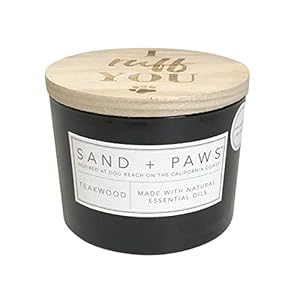Sand + Paws Scented Candle –...