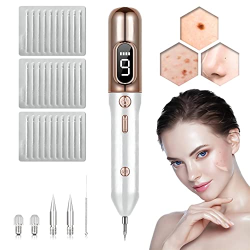 Portable Beauty Equipment with Home Usage, USB Charging, 30 Replaceable, 9 Levels Adjustable, Gold