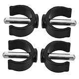 FOMIYES 4pcs C-Shape Latch Clamp for Walking Sticks and Canes Adjustable Clips for Secure Buckle Handles Durable Plastic and Accessories for Walkers and Crutches